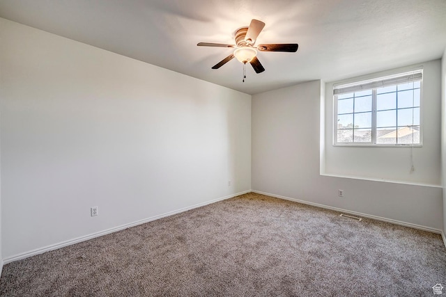 4689 W Nebo Dr S, West Jordan, UT 84088 - empty room with carpet and a ceiling fan