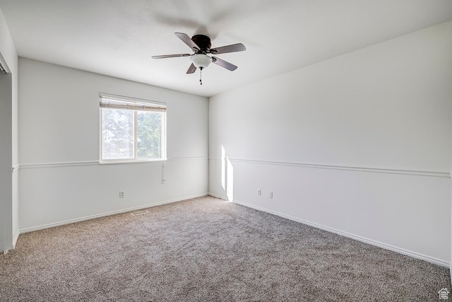 4689 W Nebo Dr S, West Jordan, UT 84088 - carpeted empty room with ceiling fan and baseboards