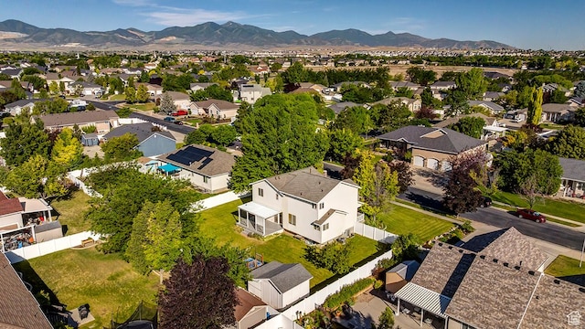 4689 W Nebo Dr S, West Jordan, UT 84088 - aerial view of residential area with a mountain backdrop