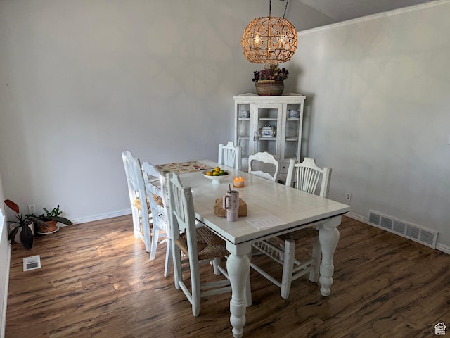 334 W 100 N, Clearfield, UT 84015 - dining area featuring wood finished floors, crown molding, and a chandelier