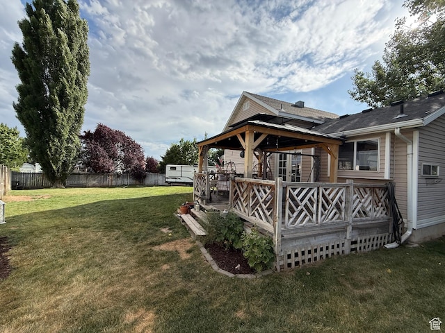 334 W 100 N, Clearfield, UT 84015 - view of yard with a deck and a gazebo