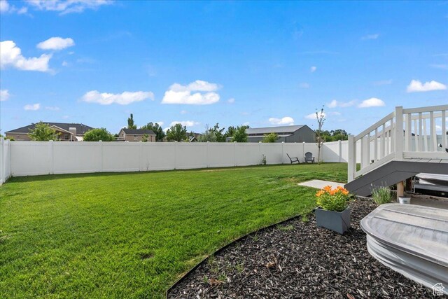 4113 S 3560 W, West Haven, UT 84401 - fenced backyard with a deck