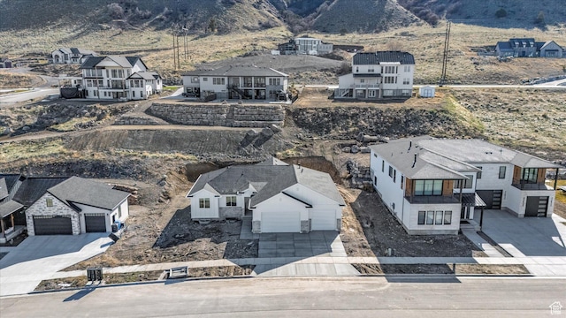 156 N Sherwood Dr, Providence, UT 84332 - aerial perspective of suburban area featuring a mountain backdrop