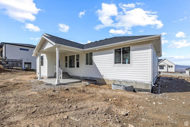156 N Sherwood Dr, Providence, UT 84332 - rear view of house with a patio