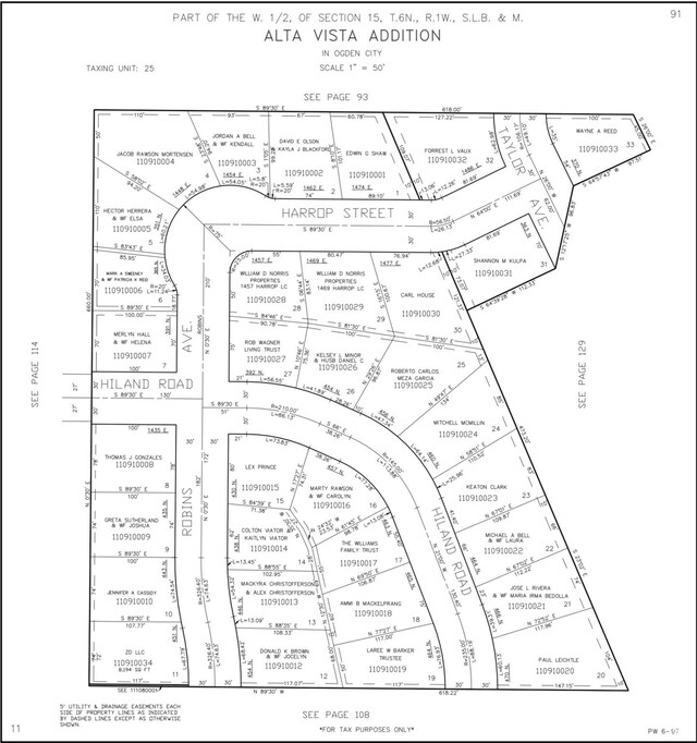 470 Hiland Rd, Ogden, UT 84404 - map showing property parcels