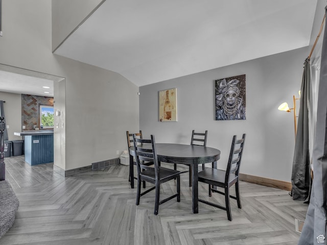 6238 W 8235 S, West Jordan, UT 84084 - dining room with baseboards and lofted ceiling