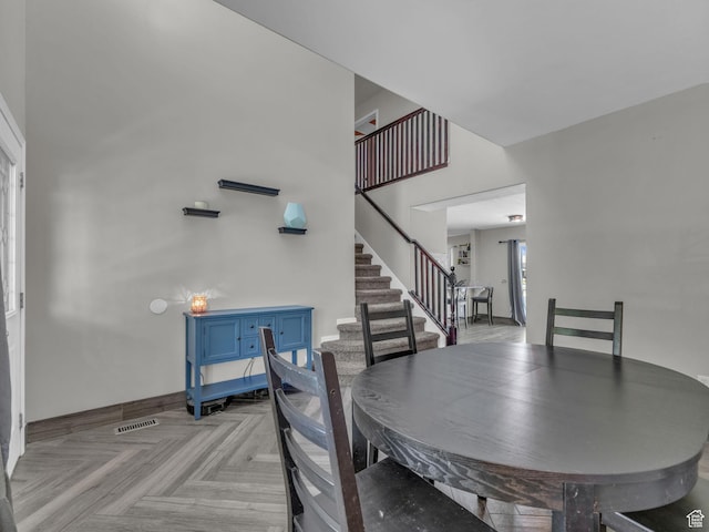 6238 W 8235 S, West Jordan, UT 84084 - dining area featuring stairway and baseboards