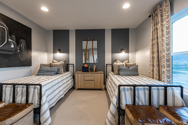 3539 E 1120 E Unit 110, Spanish Fork, UT 84660 - bedroom with light colored carpet and recessed lighting