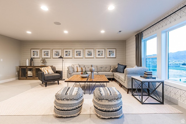 3539 E 1120 E Unit 110, Spanish Fork, UT 84660 - carpeted living room featuring healthy amount of natural light and recessed lighting
