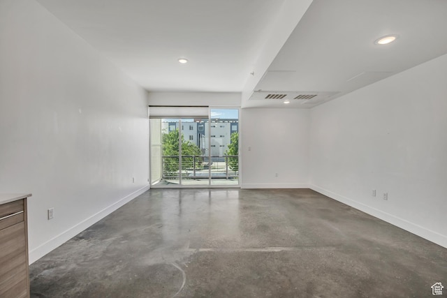 877 S 200 W Unit 212, Salt Lake City, UT 84101 - empty room featuring finished concrete floors and recessed lighting