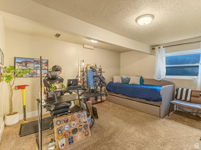 9714 S Buttonwood Dr E, Sandy, UT 84092 - bedroom with carpet flooring and a textured ceiling