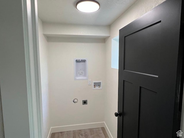 1569 E Boysenberry Cir S, Sandy, UT 84093 - laundry room featuring wood finished floors, electric dryer hookup, and hookup for a washing machine