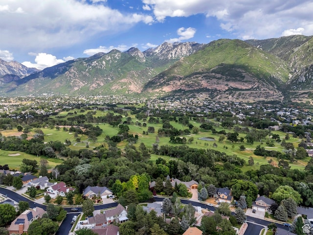 12012 S Hidden Valley Club Dr, Sandy, UT 84092 - view of property location with a local golf course, a mountainous background, and nearby suburban area