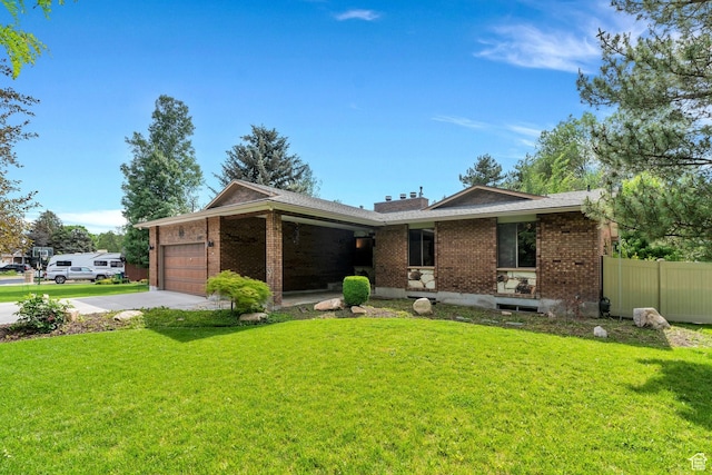 12012 S Hidden Valley Club Dr, Sandy, UT 84092 - ranch-style home featuring brick siding, a garage, and concrete driveway