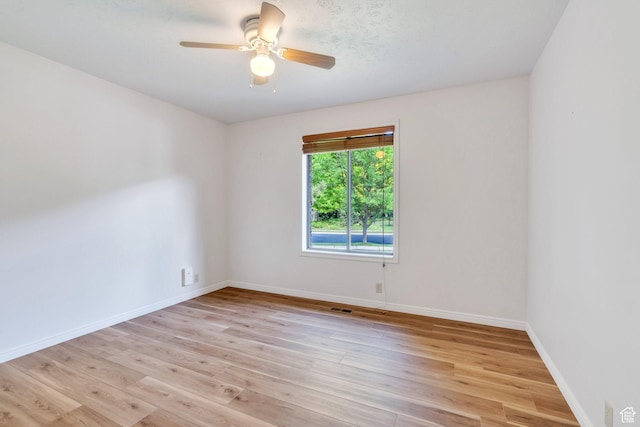 12012 S Hidden Valley Club Dr, Sandy, UT 84092 - unfurnished room with ceiling fan and light wood-style flooring