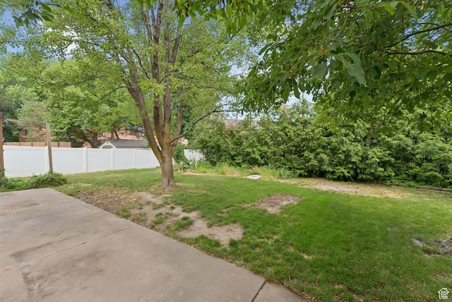 1212 Pinehurst Cir, Farmington, UT 84025 - view of yard featuring a patio