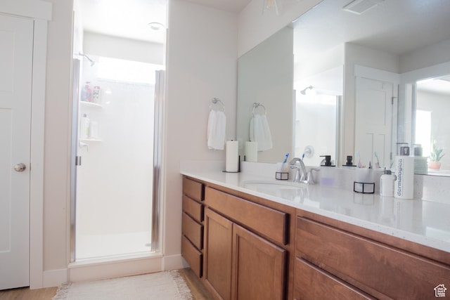 922 Olson Dr N, Saratoga Springs, UT 84045 - bathroom with a shower stall and vanity