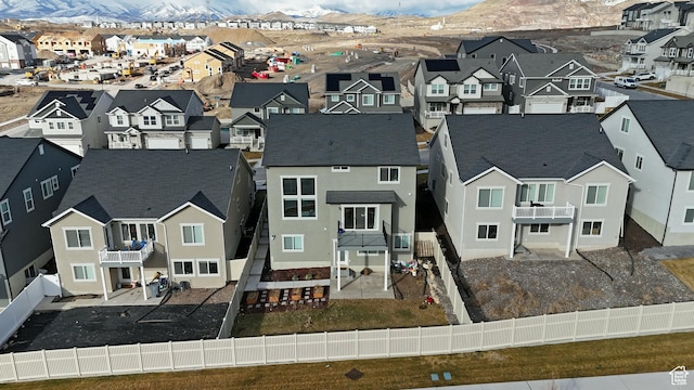 922 Olson Dr N, Saratoga Springs, UT 84045 - aerial view of residential area featuring a mountainous background
