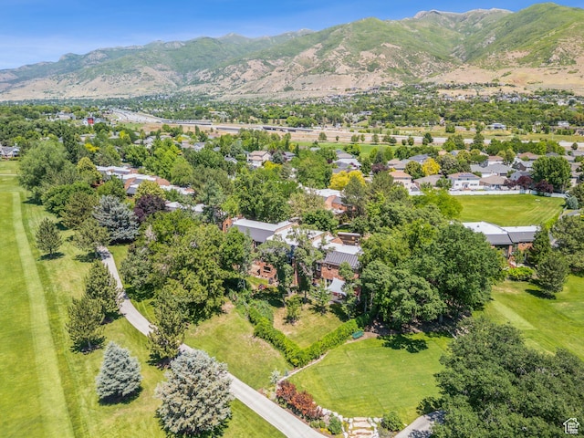 1537 N Sweetwater Ln, Farmington, UT 84025 - aerial view of residential area with a mountain backdrop