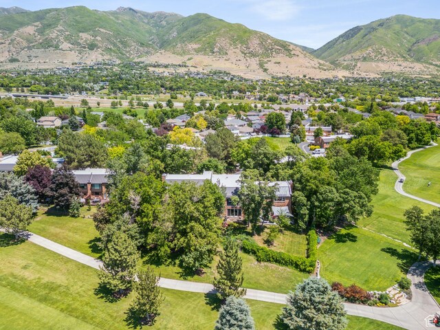 1537 N Sweetwater Ln, Farmington, UT 84025 - aerial view of a mountain backdrop