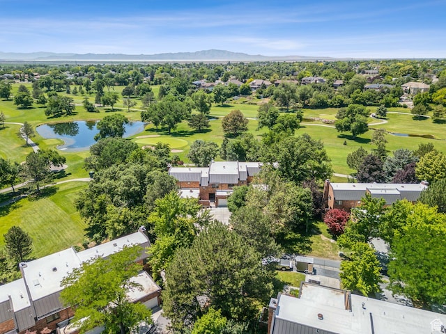 1537 N Sweetwater Ln, Farmington, UT 84025 - aerial view of residential area with a water and mountain view and a golf club