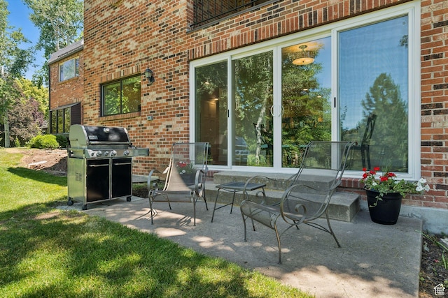 1537 N Sweetwater Ln, Farmington, UT 84025 - view of patio featuring area for grilling