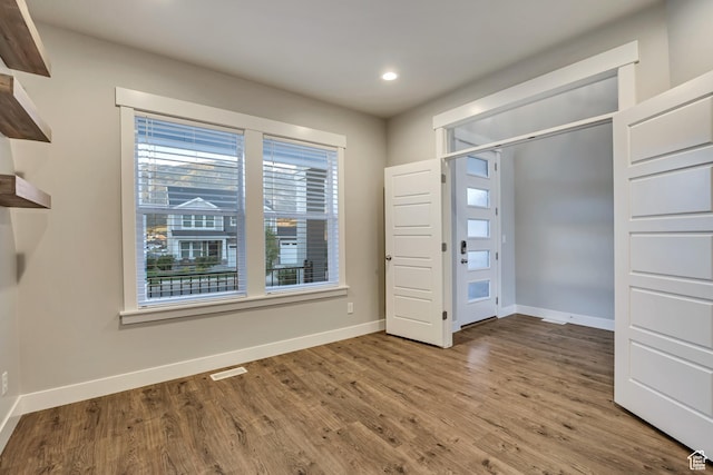 2508 E Lone Hill Dr, Draper Ut Cnty, UT 84020 - unfurnished bedroom featuring wood finished floors and recessed lighting