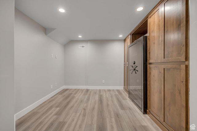 2508 E Lone Hill Dr, Draper Ut Cnty, UT 84020 - below grade area with recessed lighting and light wood-style floors