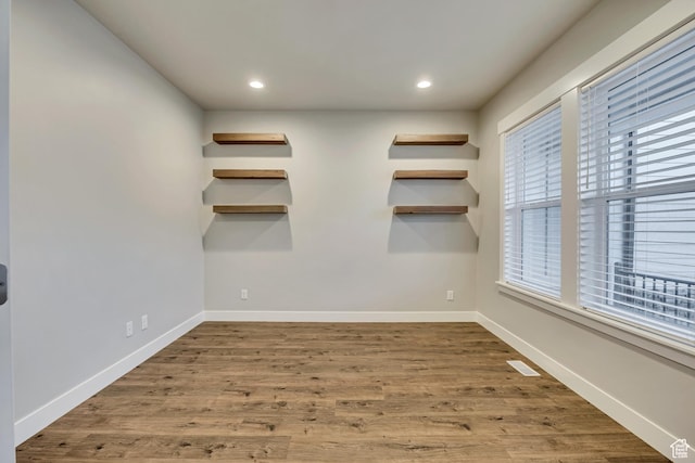 2508 E Lone Hill Dr, Draper Ut Cnty, UT 84020 - spare room featuring wood finished floors and recessed lighting