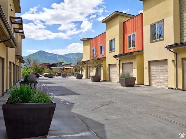 6169 E Park Ln S Unit 30, Park City, UT 84098 - view of concrete road featuring a mountain view