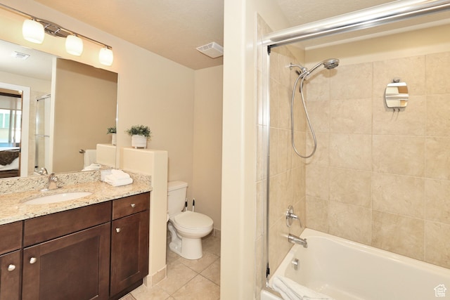 6169 E Park Ln S Unit 30, Park City, UT 84098 - full bathroom with tile patterned flooring, vanity, and shower / bathtub combination