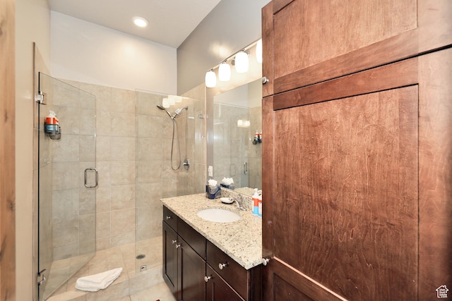 6169 E Park Ln S Unit 30, Park City, UT 84098 - bathroom with vanity and a shower stall