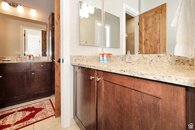 6169 E Park Ln S Unit 30, Park City, UT 84098 - bathroom with vanity and tile patterned floors
