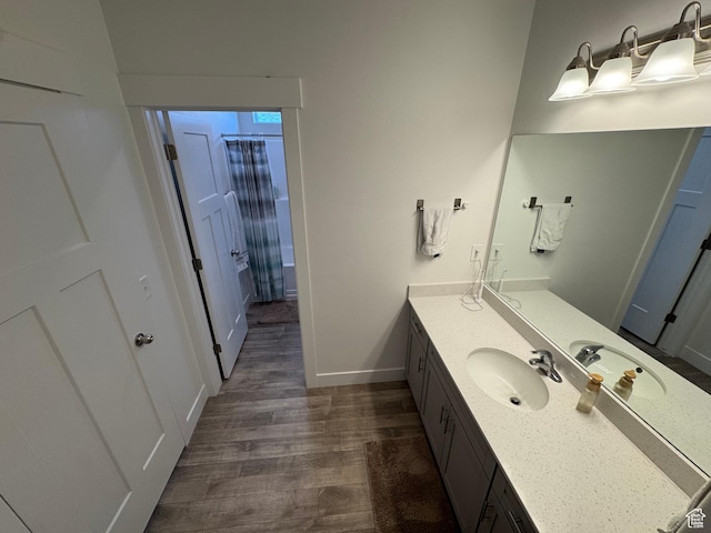 949 W Big Ben Ln Unit I304, Saratoga Springs, UT 84045 - bathroom featuring wood finished floors and vanity