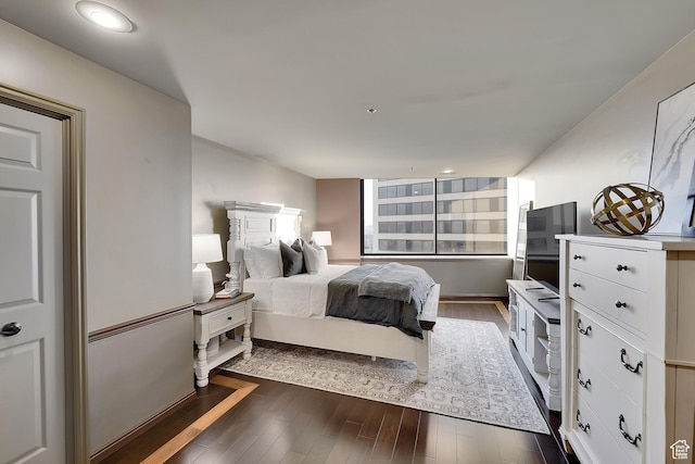 44 W Broadway S Unit 2005S, Salt Lake City, UT 84101 - bedroom with wood finished floors