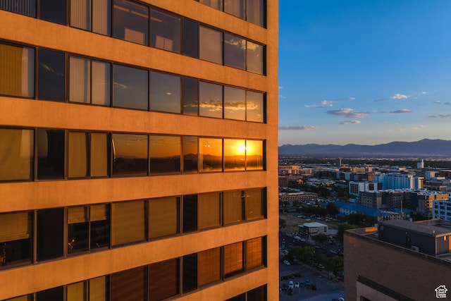 44 W Broadway S Unit 2005S, Salt Lake City, UT 84101 - view of building exterior with a mountain view and a view of city