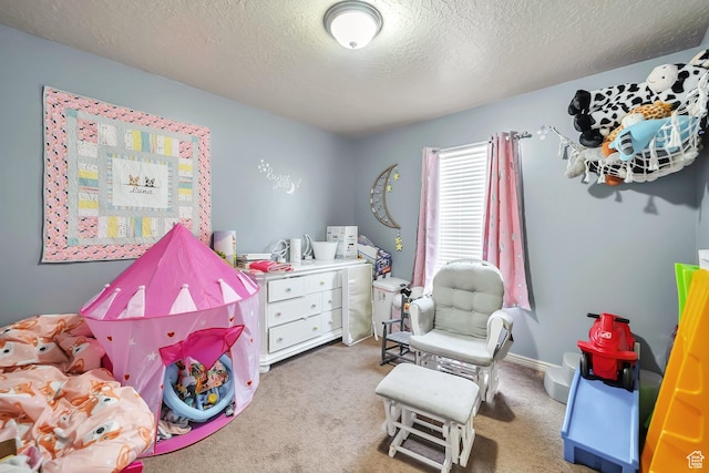 633 Little Rock Dr, Santaquin, UT 84655 - carpeted bedroom featuring a textured ceiling