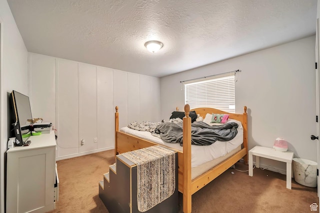 633 Little Rock Dr, Santaquin, UT 84655 - bedroom with light carpet and a textured ceiling