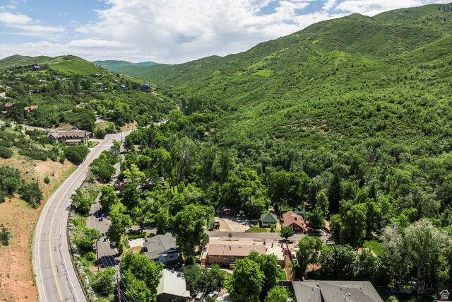 32 S Smokey Ln, Emigration Canyon, UT 84108 - drone / aerial view of mountains and a forest