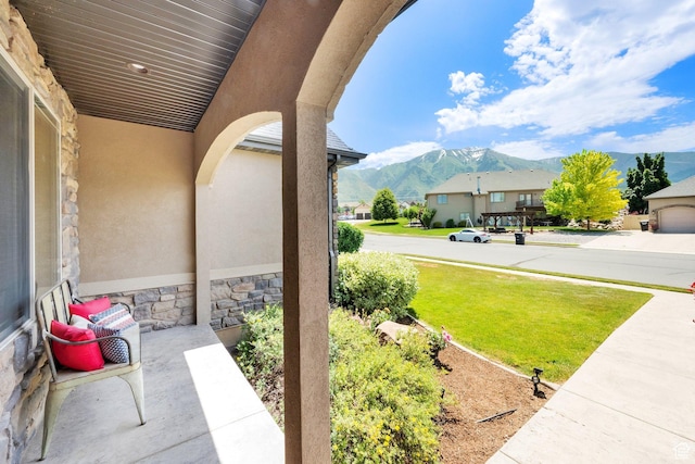 385 E 1000 S Unit 42, Salem, UT 84653 - view of patio with a mountain view