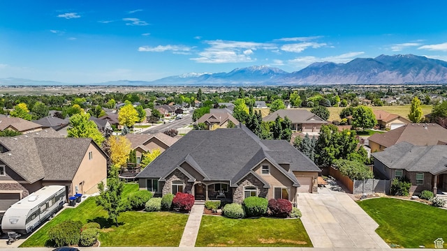 385 E 1000 S Unit 42, Salem, UT 84653 - aerial view of residential area with mountains