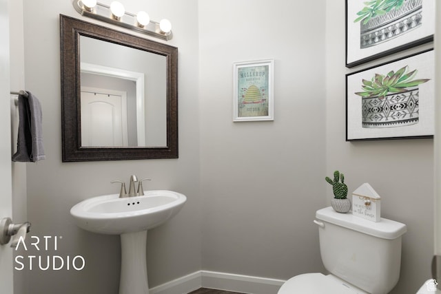 3694 E Tauri Way, St George, UT 84790 - bathroom featuring toilet and baseboards
