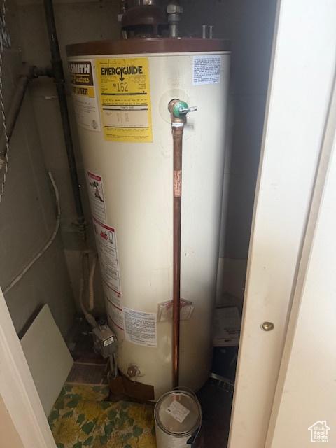 388 N Main St, Monticello, UT 84535 - utility room with water heater