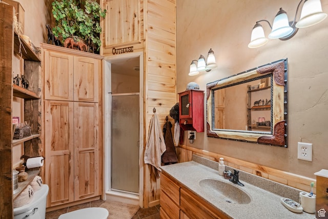 1665 E 1200 N, Mount Pleasant, UT 84647 - full bath featuring a stall shower, vanity, and tile patterned flooring