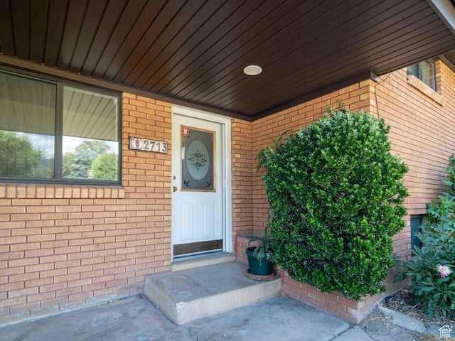 2713 N 650 E, North Ogden, UT 84414 - property entrance with brick siding