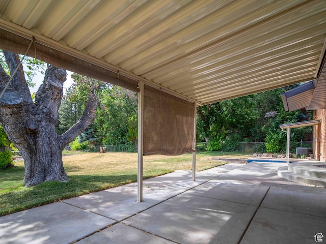 2713 N 650 E, North Ogden, UT 84414 - fenced backyard featuring a patio