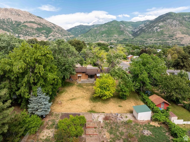 2713 N 650 E, North Ogden, UT 84414 - aerial view of property and surrounding area featuring a mountain backdrop