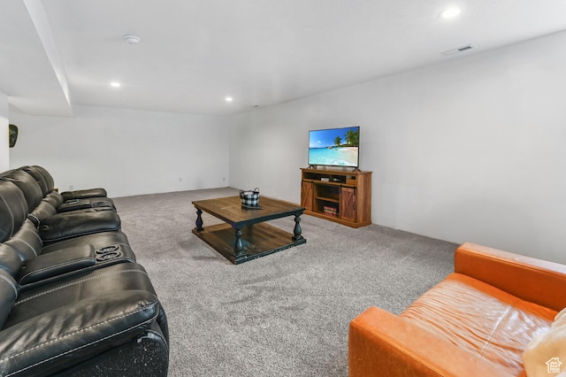 108 S 900 E, Hyde Park, UT 84318 - carpeted living area featuring recessed lighting