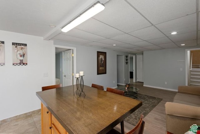 4015 S Brandon Ct, West Valley City, UT 84128 - dining area featuring stairs and recessed lighting