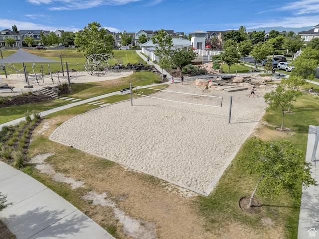 4956 W Vermillion Dr, South Jordan, UT 84009 - view of home's community with volleyball court and a residential view